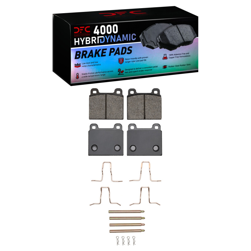 DFC 63-76 Mercedes-Benz 220SE Front 4000 HybriDynamic Brake Pads and Hardware Kit
