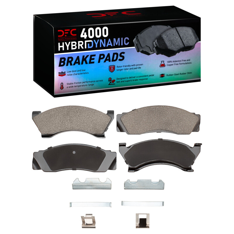DFC 75-80 Ford Granada Rear 4000 HybriDynamic Brake Pads and Hardware Kit