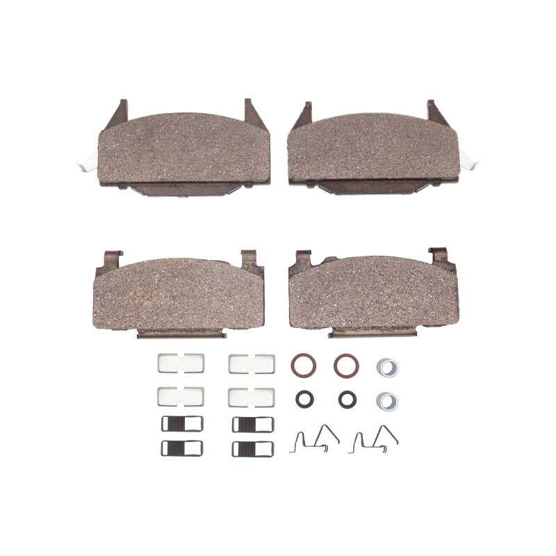 DFC 80-82 Chevrolet Chevette Front 4000 HybriDynamic Brake Pads and Hardware Kit