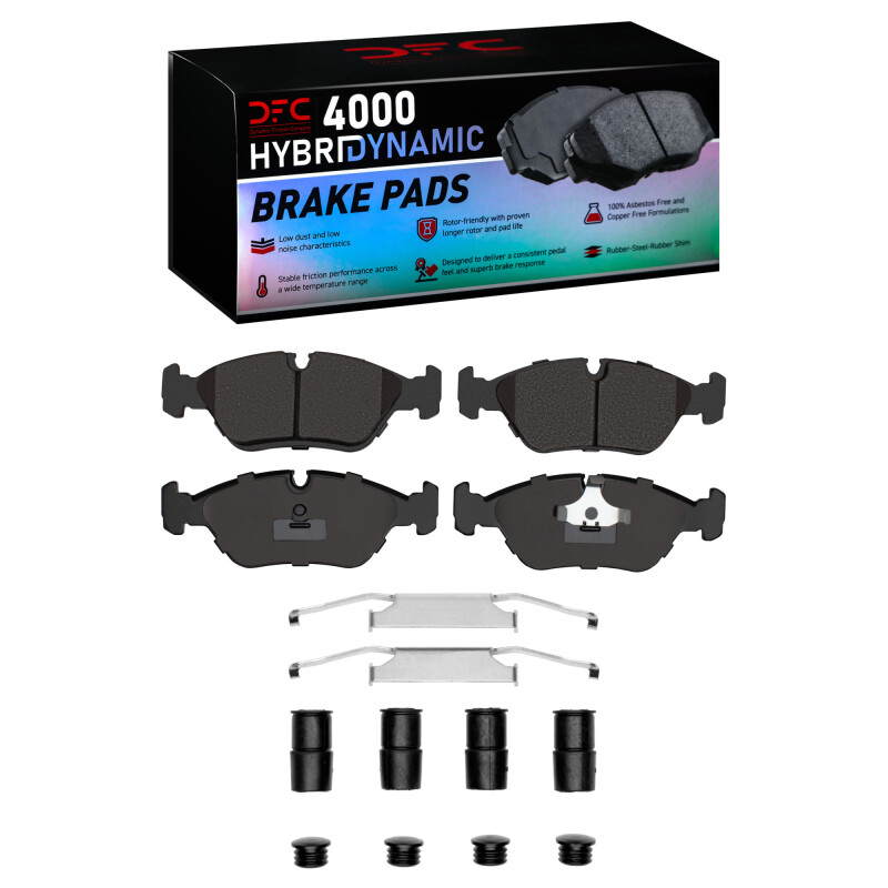 DFC 82-91 BMW M3 Front 4000 HybriDynamic Brake Pads and Hardware Kit