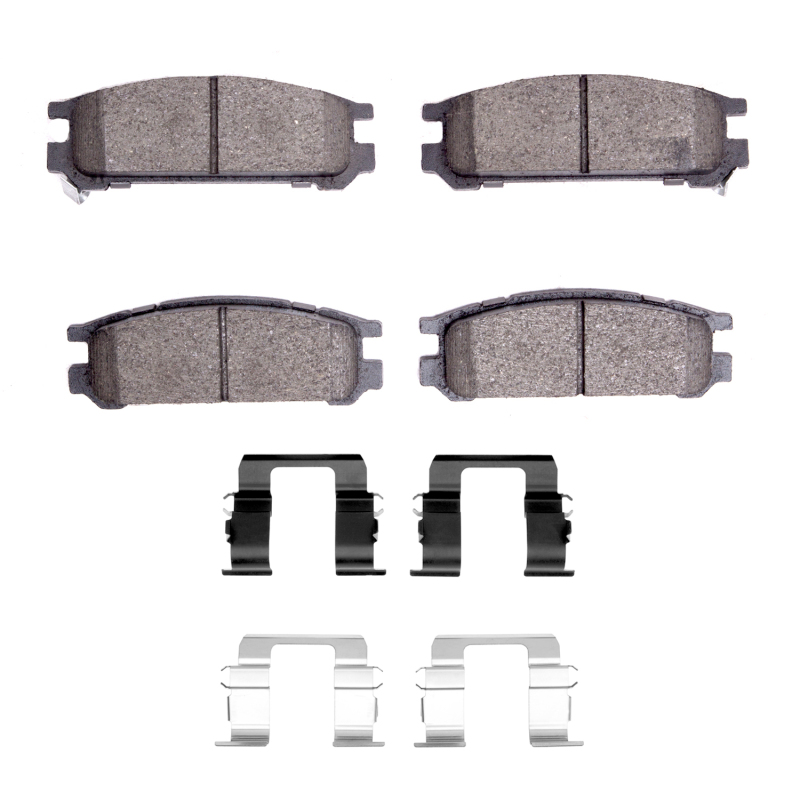 DFC 90-94 Subaru Legacy Rear 4000 HybriDynamic Brake Pads and Hardware Kit