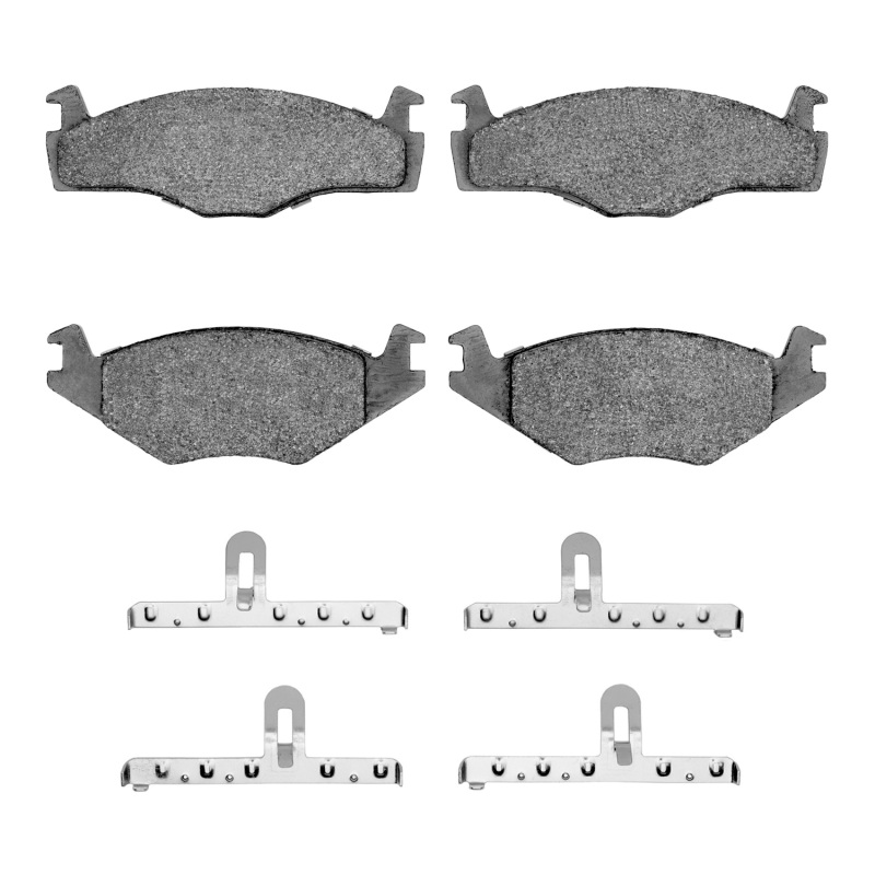 DFC 84-93 Volkswagen Rabbit Convertible Front 4000 HybriDynamic Brake Pads and Hardware Kit