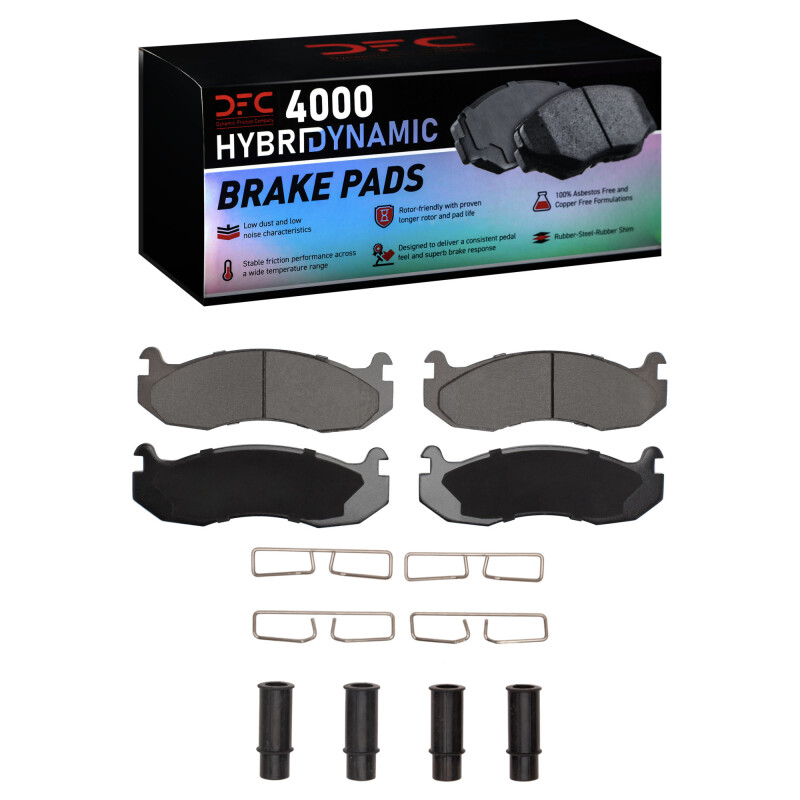DFC 96-06 Hummer H1 Front 4000 HybriDynamic Brake Pads and Hardware Kit