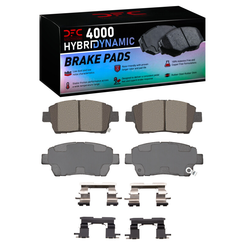 DFC 00-00 Toyota Celica Front 4000 HybriDynamic Brake Pads and Hardware Kit