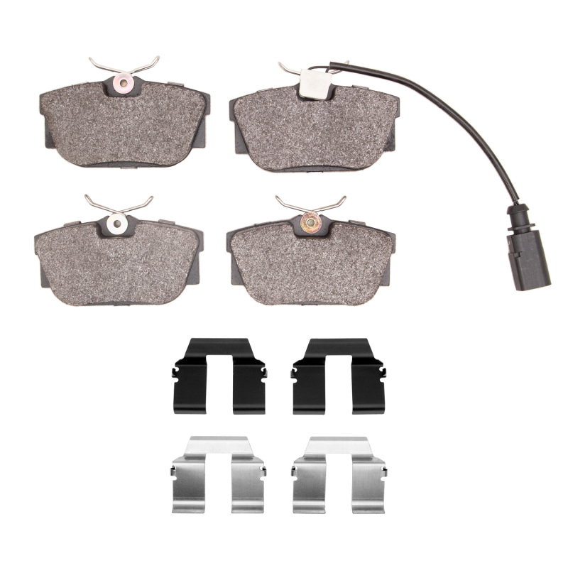 DFC 00-00 Volkswagen EuroVan Rear 4000 HybriDynamic Brake Pads and Hardware Kit