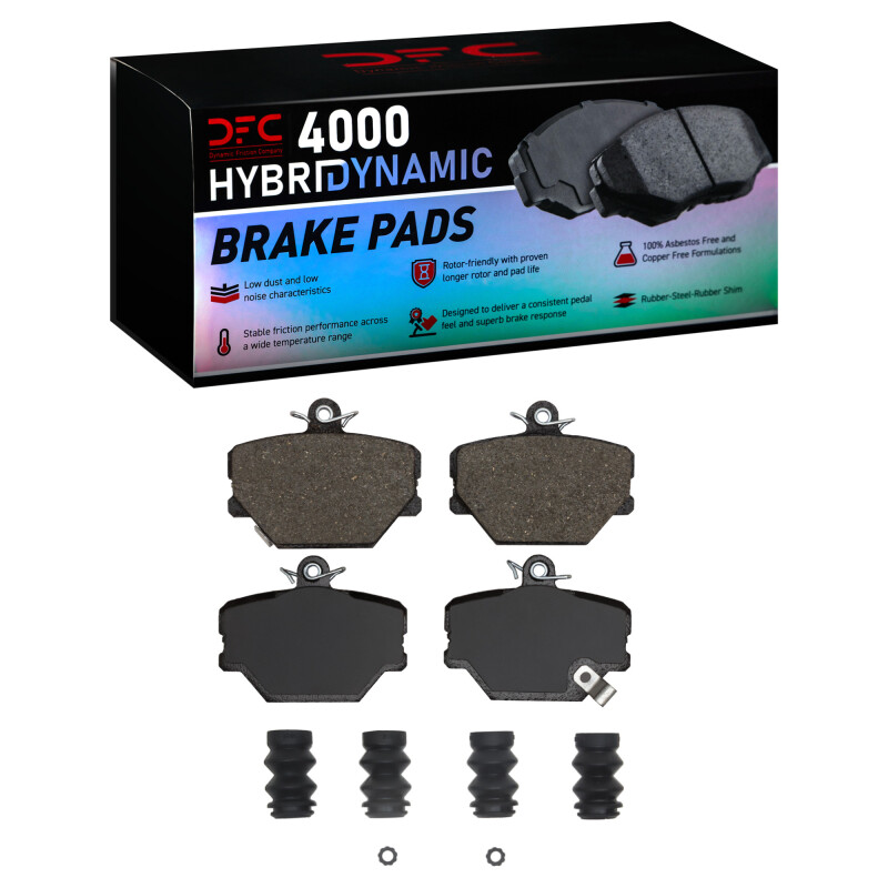 DFC 05-16 Smart Fortwo Front 4000 HybriDynamic Brake Pads and Hardware Kit