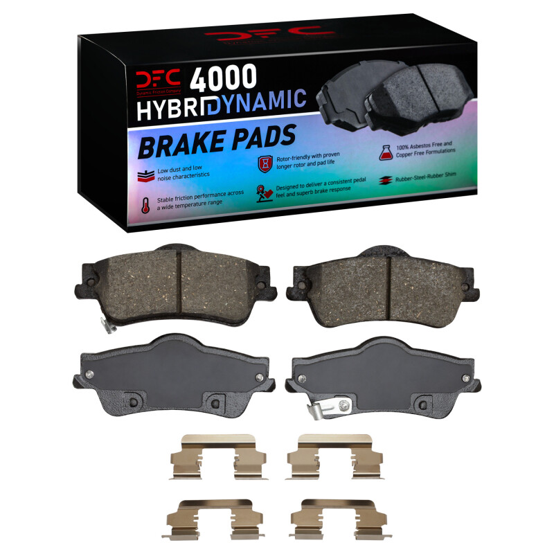 DFC 08-17 Chevrolet Caprice Rear 4000 HybriDynamic Brake Pads and Hardware Kit