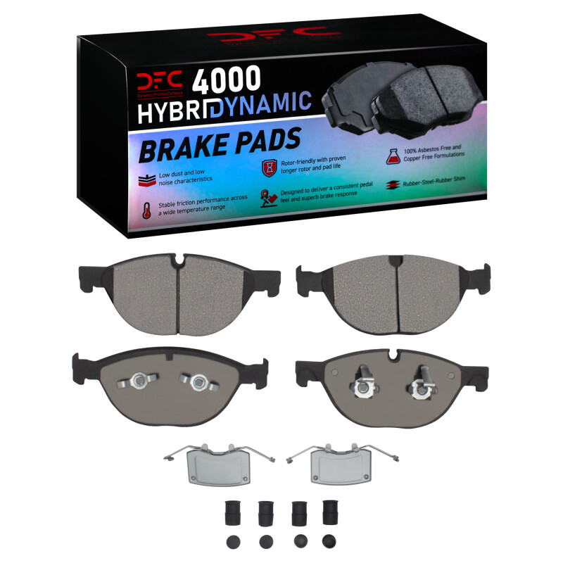 DFC 10-24 Jaguar XKR-S Front 4000 HybriDynamic Brake Pads and Hardware Kit