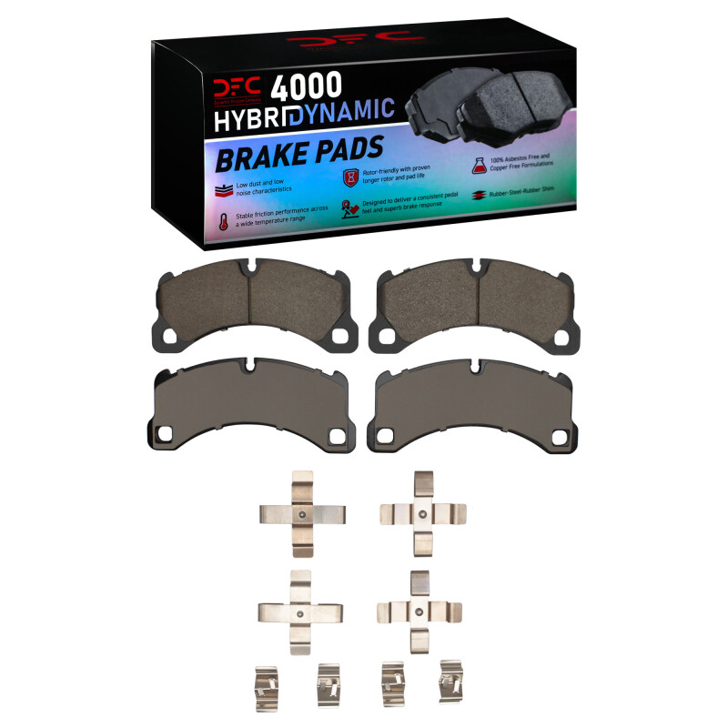 DFC 11-23 Porsche Macan Front 4000 HybriDynamic Brake Pads and Hardware Kit