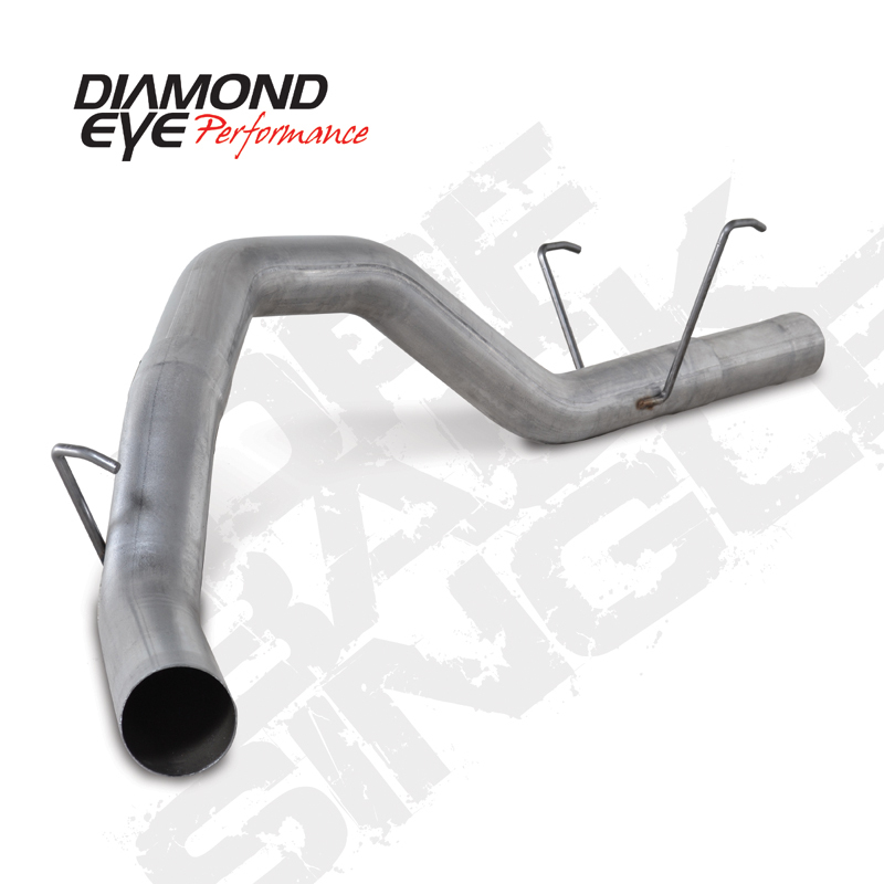 Diamond Eye KIT 4in DPF-BACK Single AL: DODGE 6.7L 2500 2014 LONG BOX ONLY
