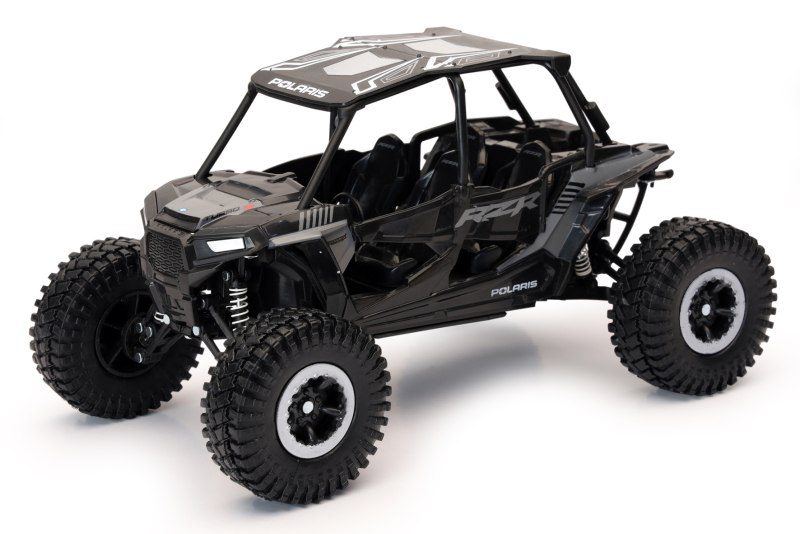 New Ray Toys Polaris RZR XP 4 Turbo Rock Crawler (Titanium Metallic) Scale - 1:18