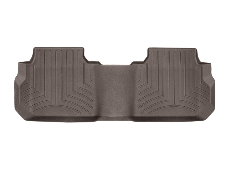 WeatherTech 2017+ GMC Acadia/Acadia Denali (2nd Row Bench Seats ONLY) Rear FloorLiner - Cocoa