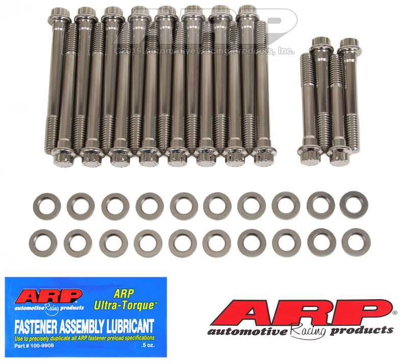 ARP Oldsmobile 350-455 7/15in SS 12pt Head Bolt Kit
