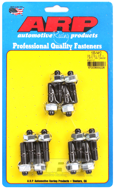 ARP SB Chevy 3/8 x 1.670in Hex Header Stud Kit
