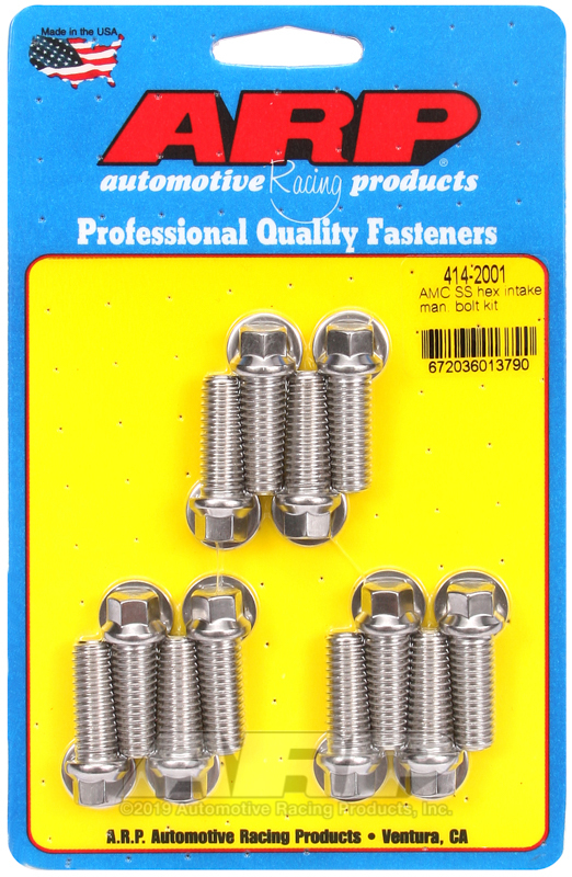 ARP AMC SS Hex Intake Manifold Bolt Kit