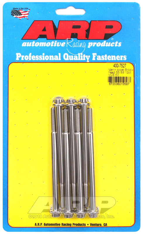 ARP Merlin Block BRodix Head BB 12pt Valve Cover Bolt Kit