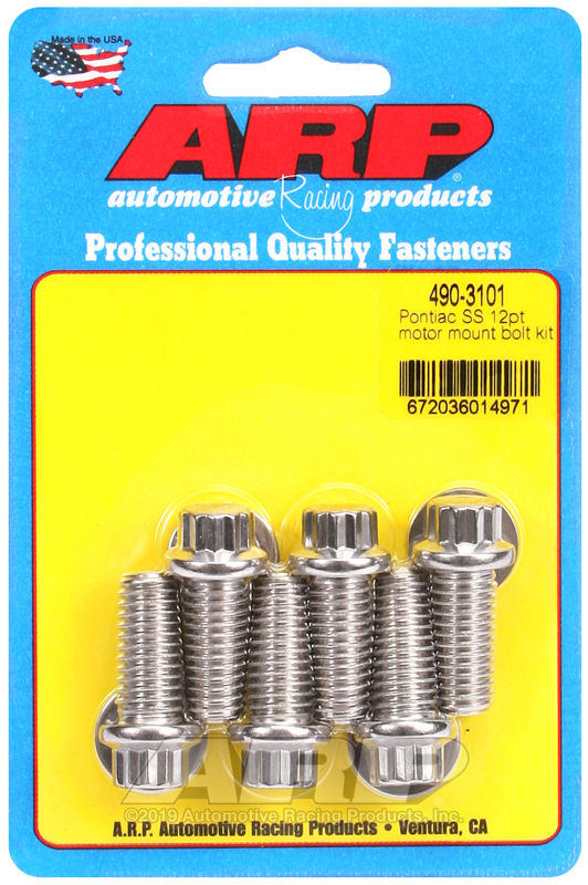ARP Pontiac SS 12pt Motor Mount Bolt Kit