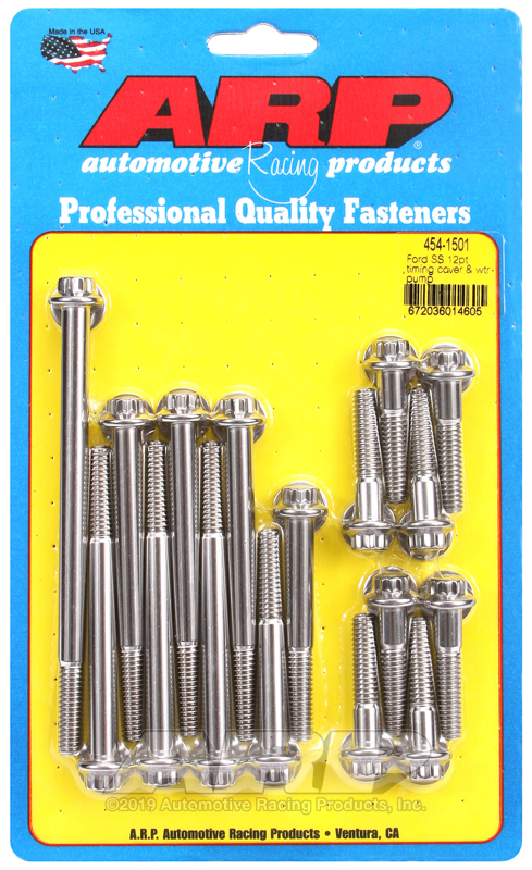 ARP Ford SS 12pt Timing Cover and Water Pump Kit