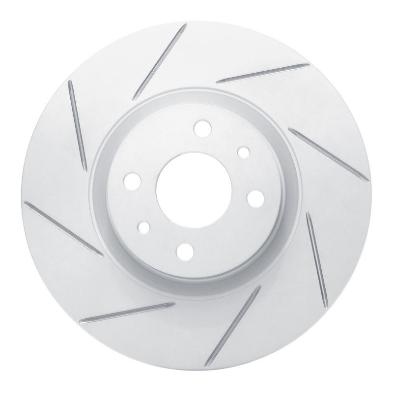 DFC 12-19 Fiat 500E Front Left Slotted Geoperformance Rotor