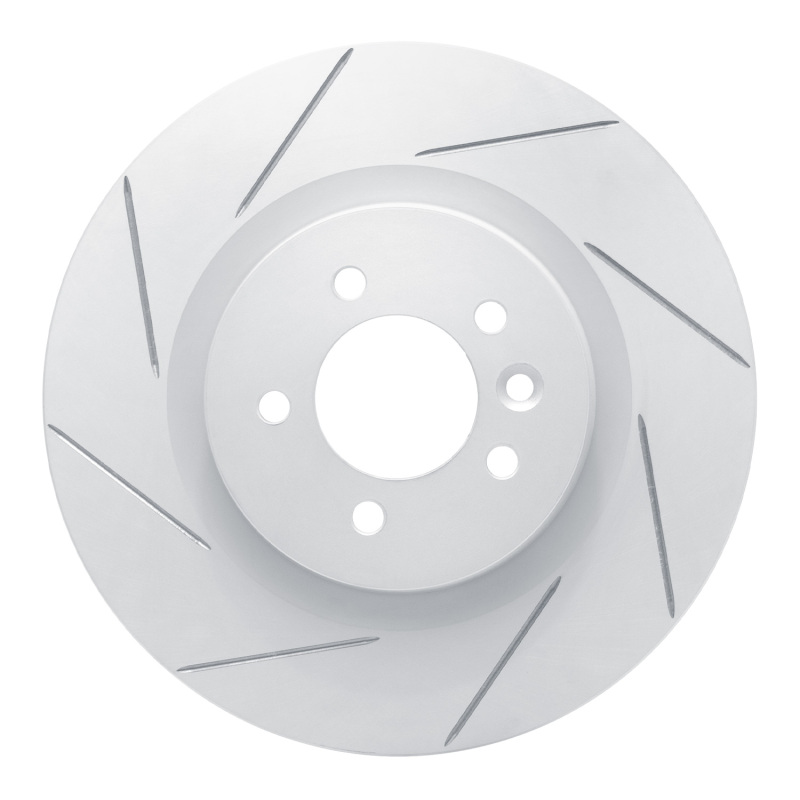 DFC 06-17 Land Rover Discovery Front Left Slotted Geoperformance Rotor