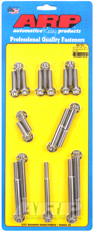 ARP Pontiac SS 12pt Timing Cover and Water Pump Kit