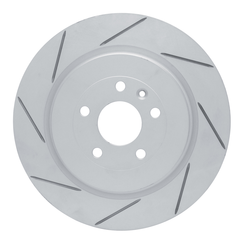 DFC 13-19 Ford Taurus SHO Rear Left Slotted Geoperformance Rotor