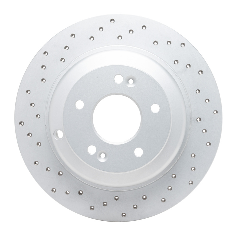 DFC 10-16 Hyundai Genesis Coupe Rear Left Drilled Geoperformance Rotor