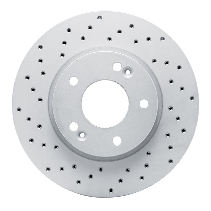 DFC 11-25 Hyundai Kona Front Left Drilled Geoperformance Rotor