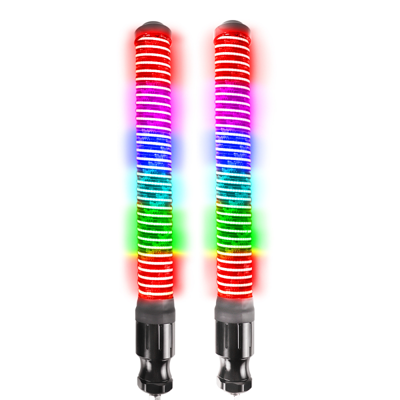 DragonFire Racing WarWhip Largos - 2 in x 2 ft RGB Quick Release - pair