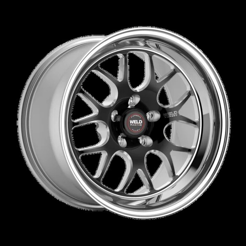 Weld S77 20x10 / 5x120 BP / 6.3in. BS Black Wheel (High Pad) - Non-Beadlock