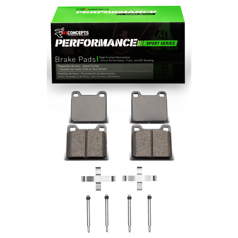 R1 75-04 Volvo 850 Rear Performance Sport Pads & Hardware Kit