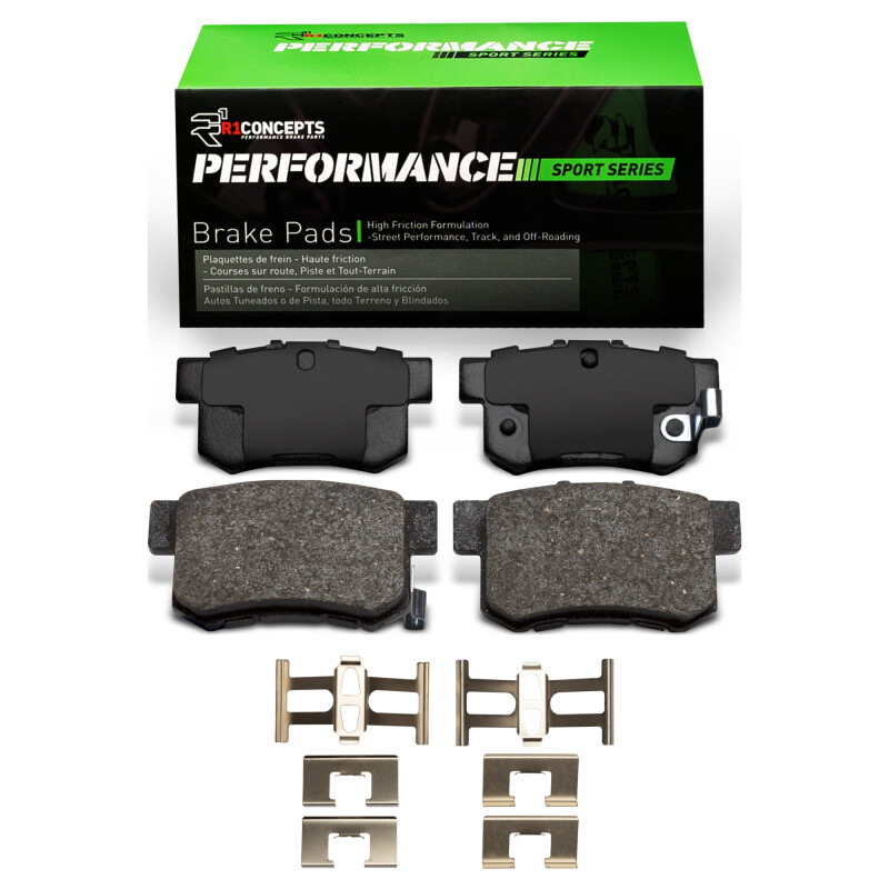R1 00-13 Honda S2000 Rear Performance Sport Pads & Hardware Kit