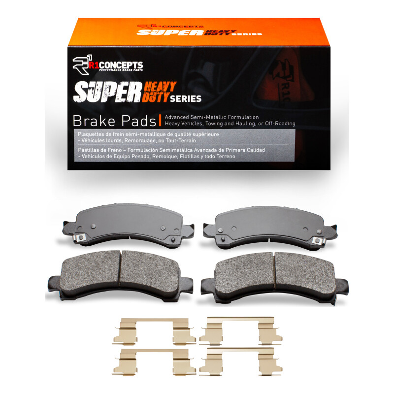 R1 03-20 Chevrolet Express 3500 Rear Super Duty Pads & Hardware Kit