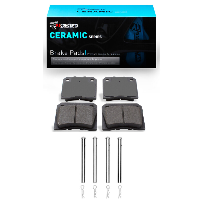 R1 68-83 DeLorean DMC 12 Rear Ceramic Pads & Hardware Kit