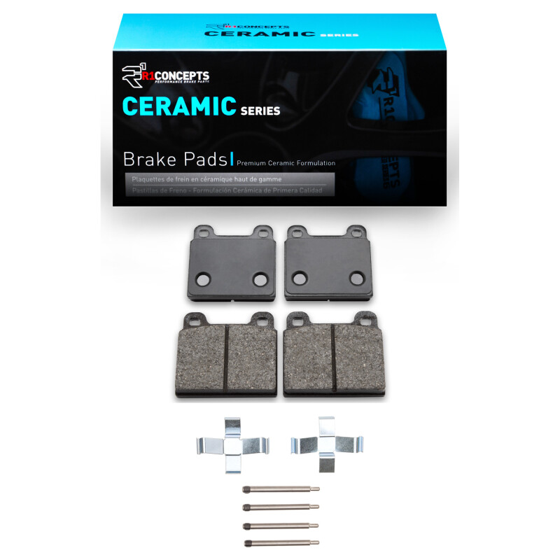 R1 75-85 Ferrari 308 GTS Front Ceramic Pads & Hardware Kit