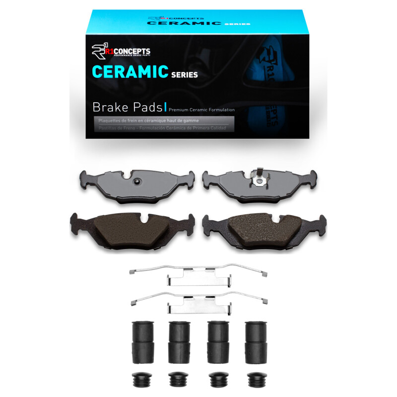 R1 81-91 BMW 325IX Rear Ceramic Pads & Hardware Kit