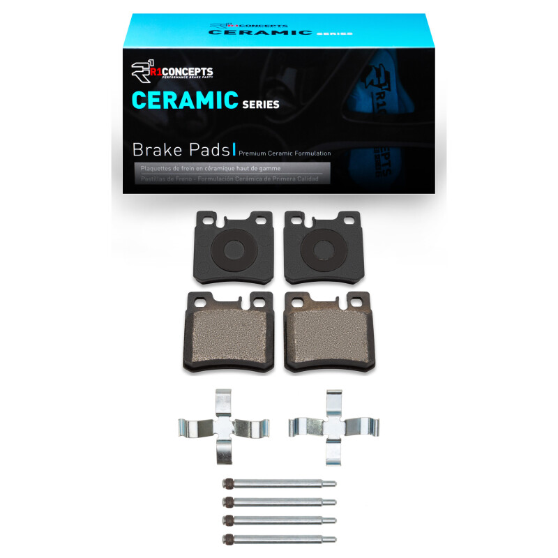 R1 93-95 Mercedes-Benz E320 Rear Ceramic Pads & Hardware Kit