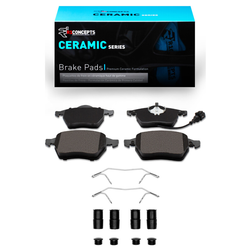 R1 99-10 Audi TT Quattro Front Ceramic Pads & Hardware Kit