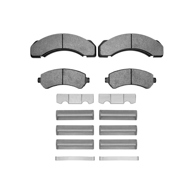 R1 95-00 Chevrolet C3500 Front/Rear Ceramic Pads & Hardware Kit