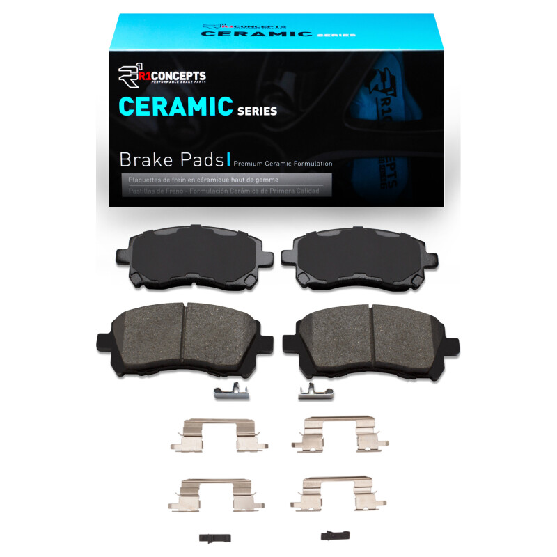 R1 97-03 Subaru Impreza Front Ceramic Pads & Hardware Kit