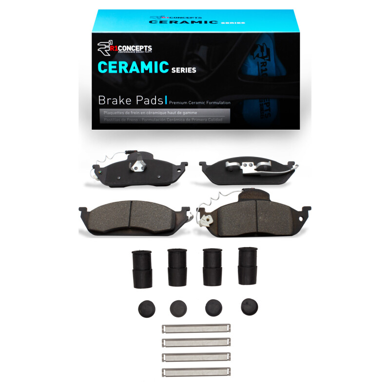 R1 98-05 Mercedes-Benz ML430 Front Ceramic Pads & Hardware Kit