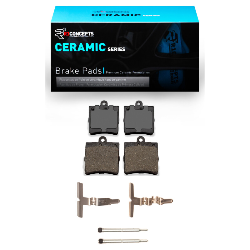 R1 96-15 Chrysler Crossfire Rear Ceramic Pads & Hardware Kit