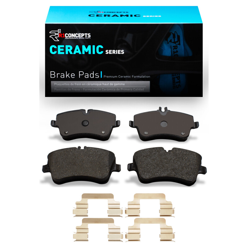 R1 01-15 Mercedes-Benz SLK300 Front Ceramic Pads & Hardware Kit