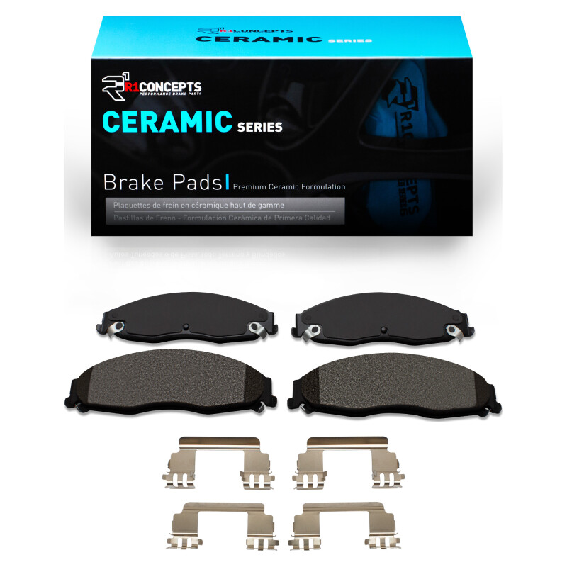 R1 03-08 Cadillac STS Front Ceramic Pads & Hardware Kit