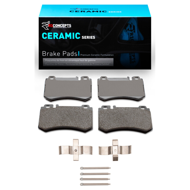 R1 03-11 Mercedes-Benz CLK63 AMG Rear Ceramic Pads & Hardware Kit