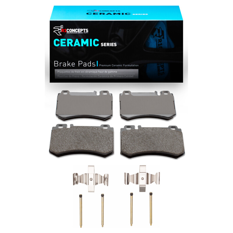 R1 07-13 Mercedes-Benz S600 Rear Ceramic Pads & Hardware Kit