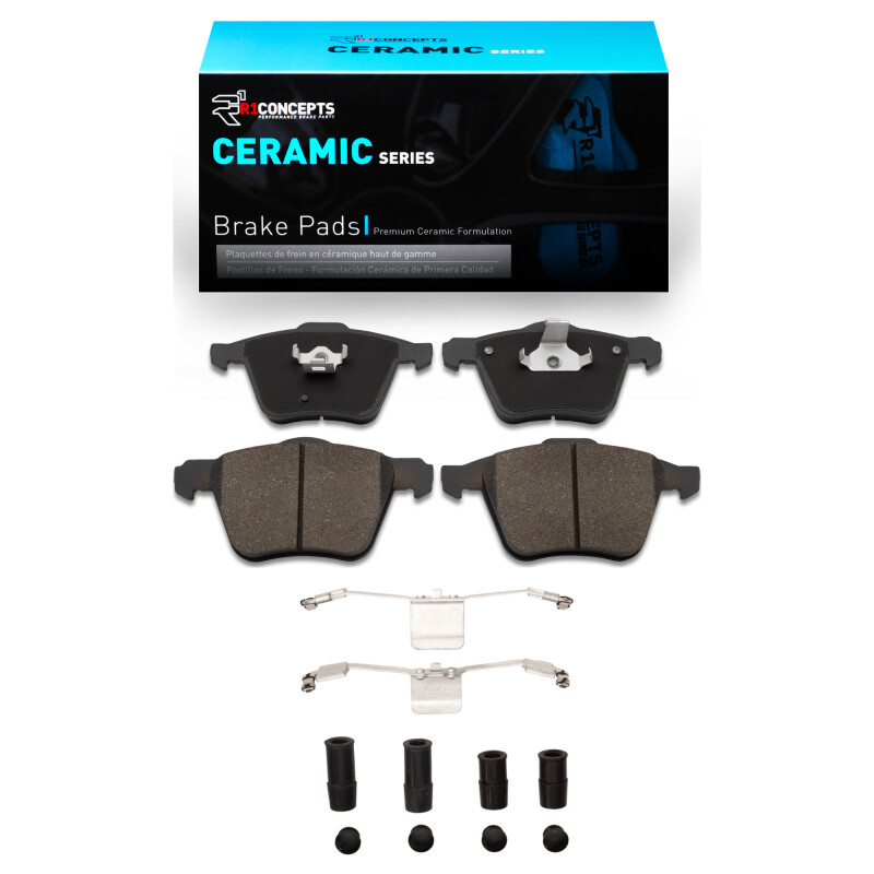 R1 03-09 Volvo XC90 Front Ceramic Pads & Hardware Kit
