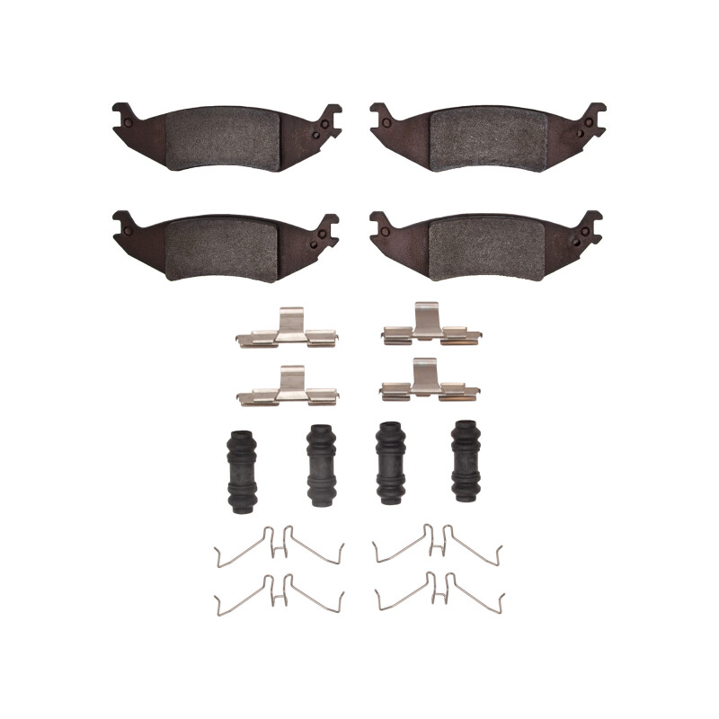 R1 04-06 Ford E-150 Club Wagon Rear Ceramic Pads & Hardware Kit