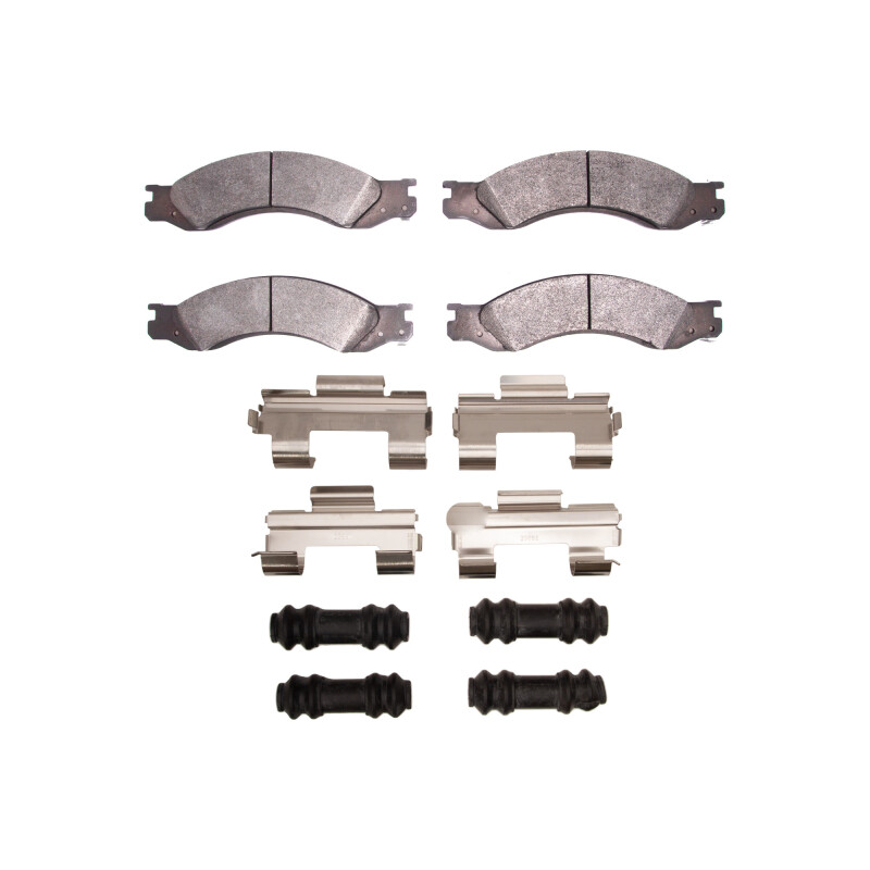 R1 04-10 Chevrolet C4500 Kodiak Rear Ceramic Pads & Hardware Kit