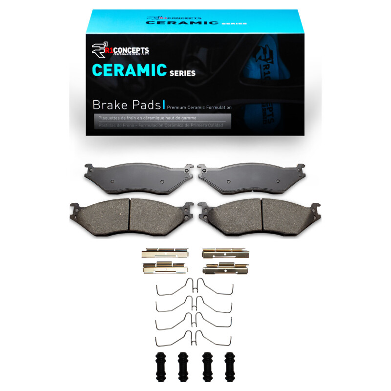 R1 04-20 Coachmen Pursuit Front/Rear Fr & Rr Ceramic Pads & Hardware Kit